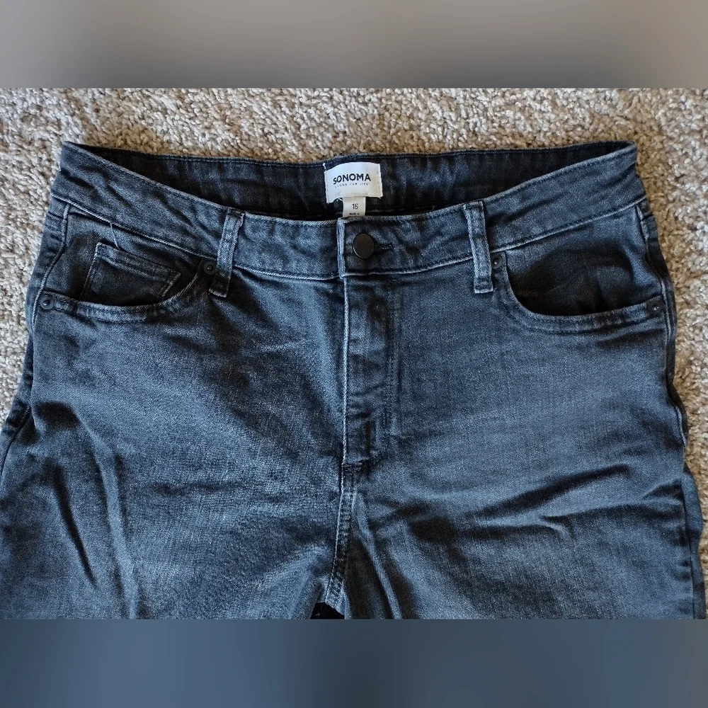 Sonoma Black Denim Jeans - Picture 2 of 12